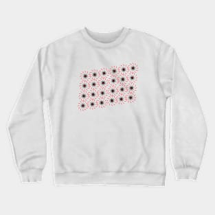 Minimal Interlocking Windmill Pattern Crewneck Sweatshirt